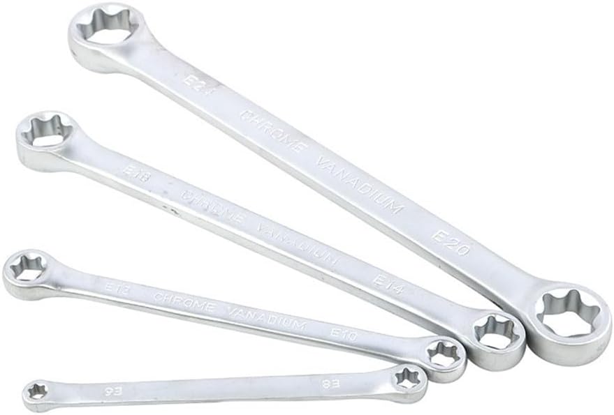 4Pcs E Type Double Box Spanner Set