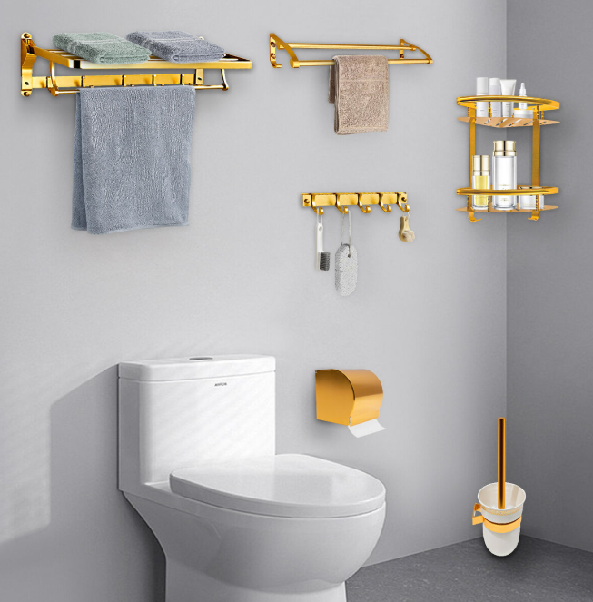 Accessories Bathroom gold
