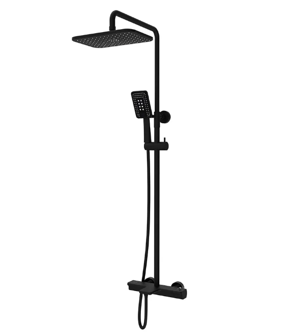 shower set black