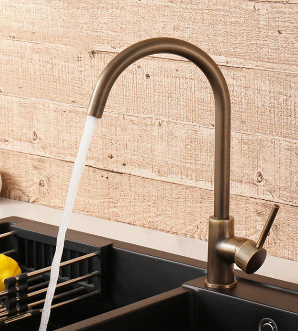 faucet kitchen rose gold