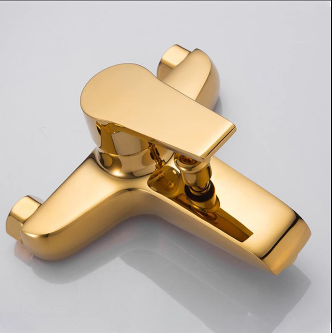 faucet shower gold