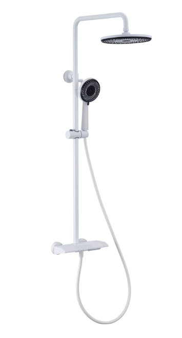 shower set white